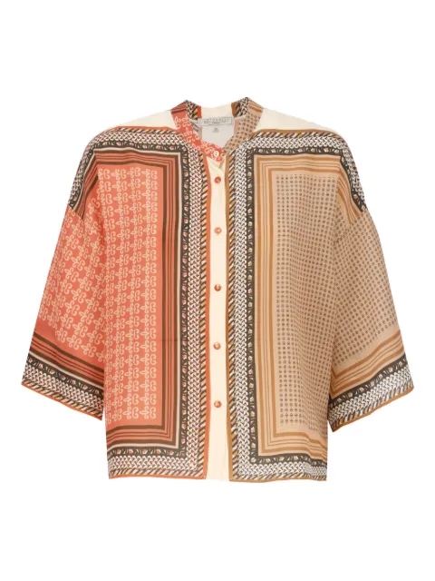 Antonelli Cloe patterned short-sleeve shirt