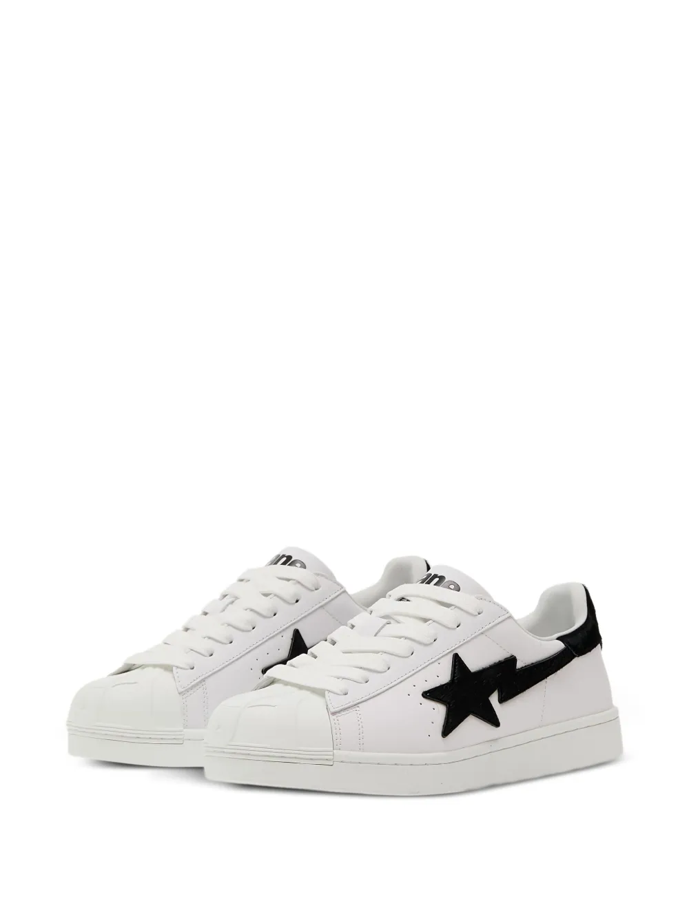 A BATHING APE star-embellishment sneakers White