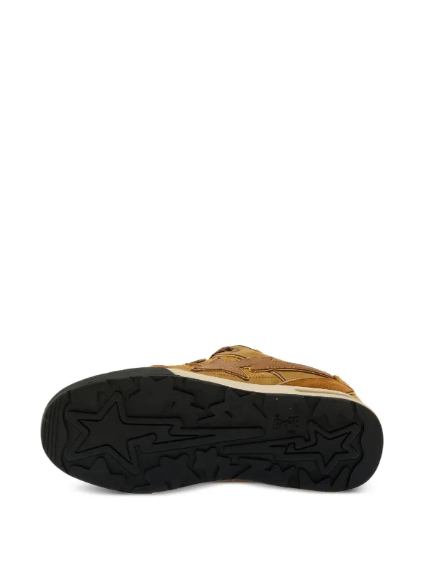 A BATHING APE® Sta #1 スエードスニーカー | ブラウン | FARFETCH JP