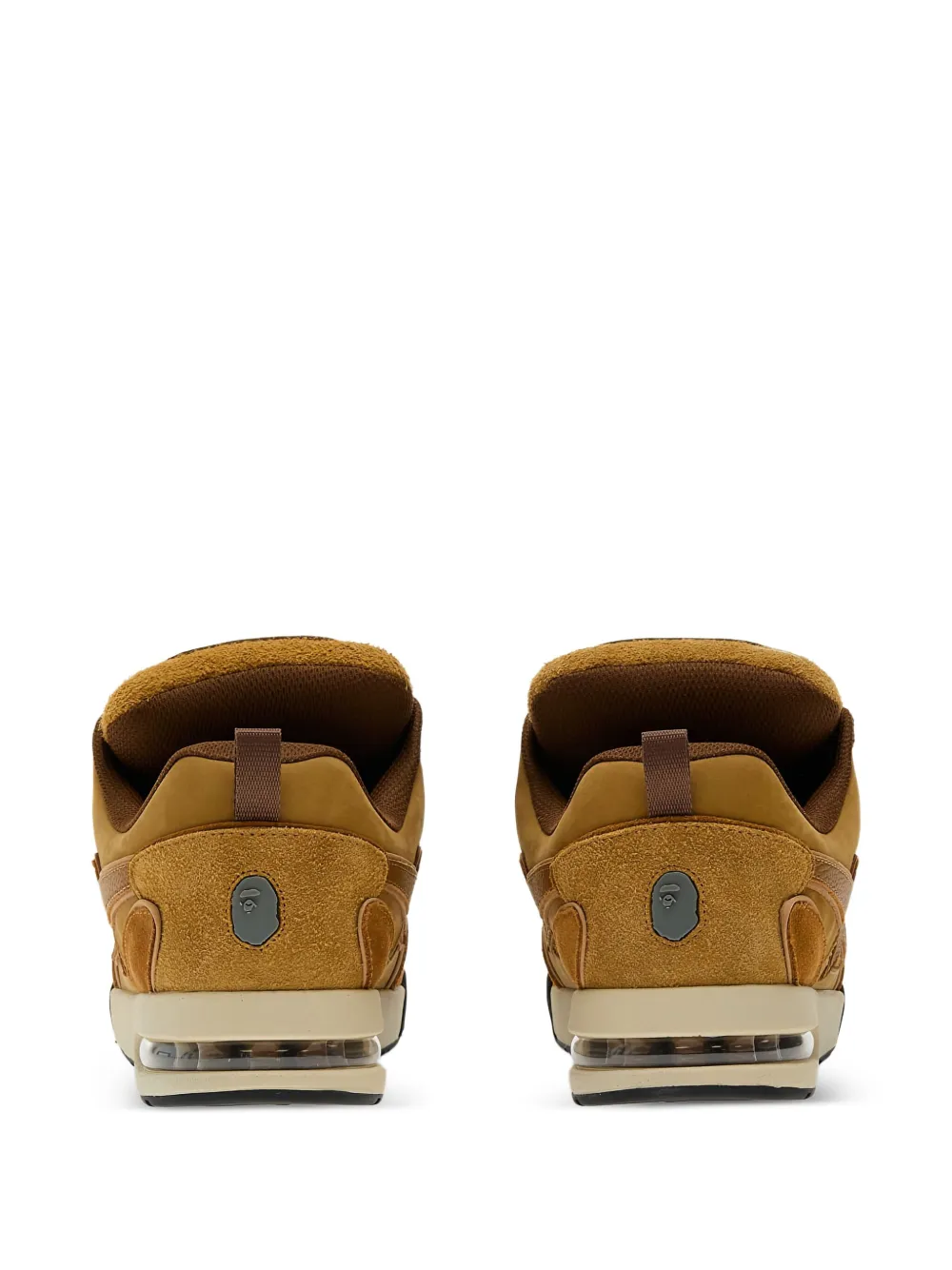 A BATHING APE Sta #1 suede trainers Brown