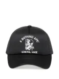 A BATHING APE® logo mesh hat - Black