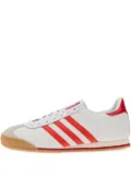 adidas K74 three-stripes leather sneakers - White