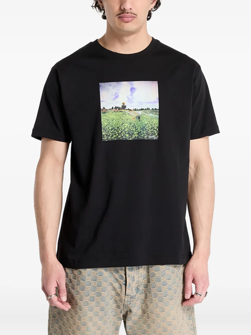 dime graphic-print T-shirt | Black | Image 1