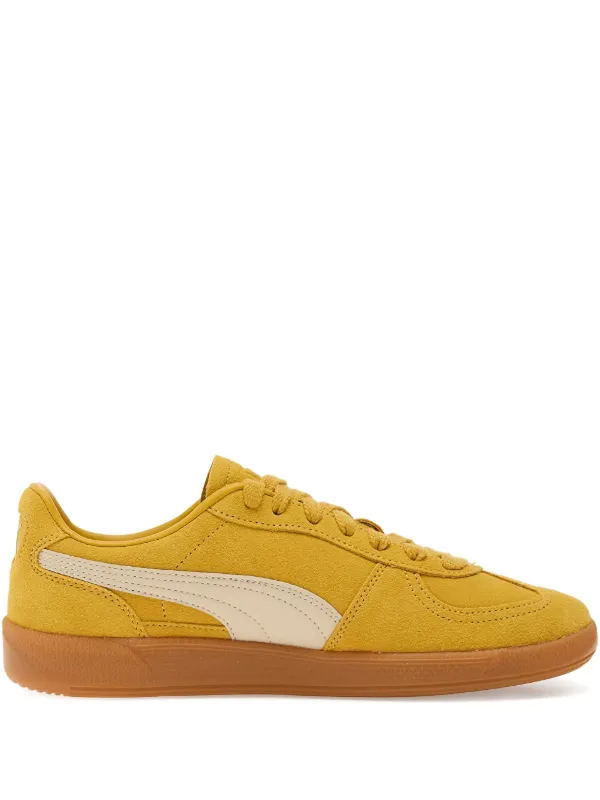 PUMA Palermo Sneakers Aus Wildleder Gelb FARFETCH DE