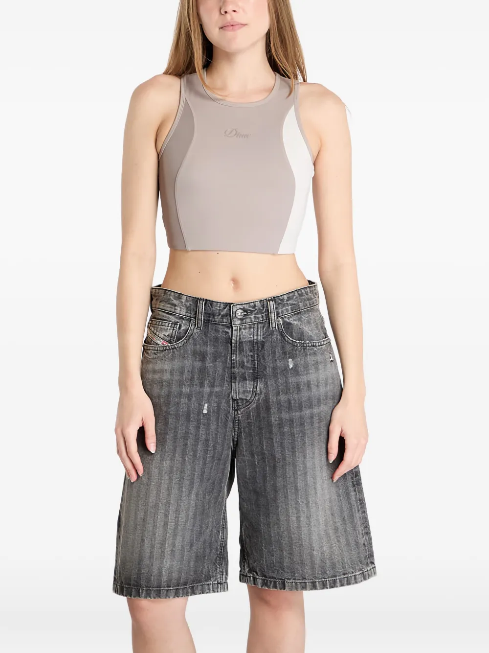 Dime colour-block sports bra Bruin