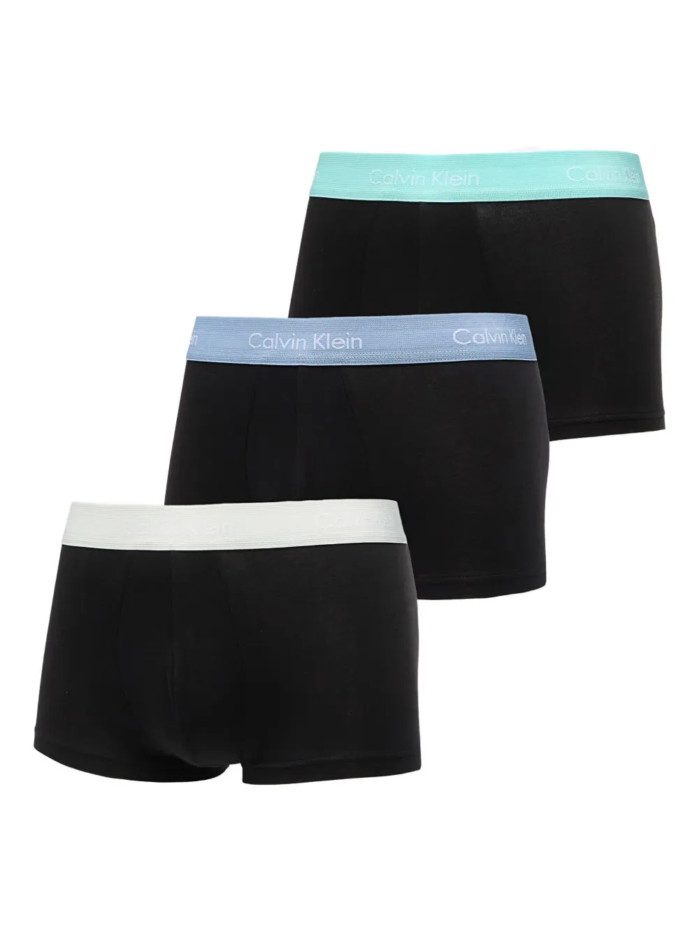 Calvin Klein logo-waistband boxers (pack of three) Zwart