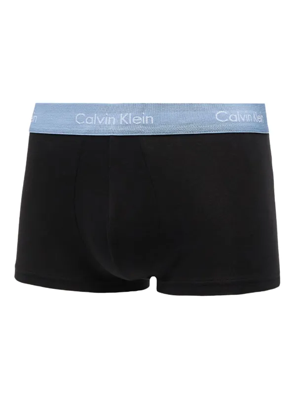 Calvin Klein logo-waistband Boxers (pack Of three) Black