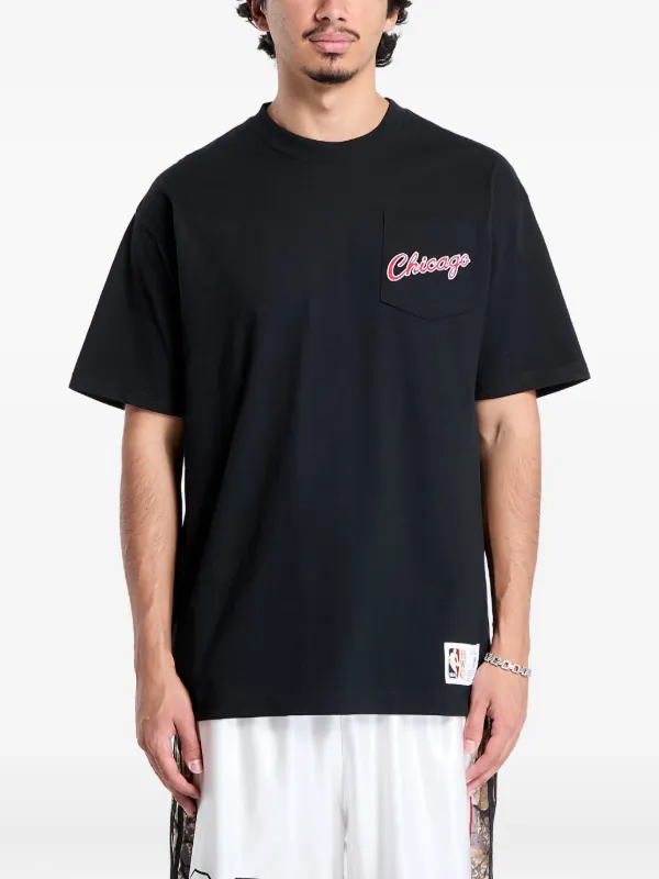 Mitchell & Ness シカゴブルズ シャツ M Mitchell & Ness Chicago Bulls Vintage Logo Double Hit T-shirt