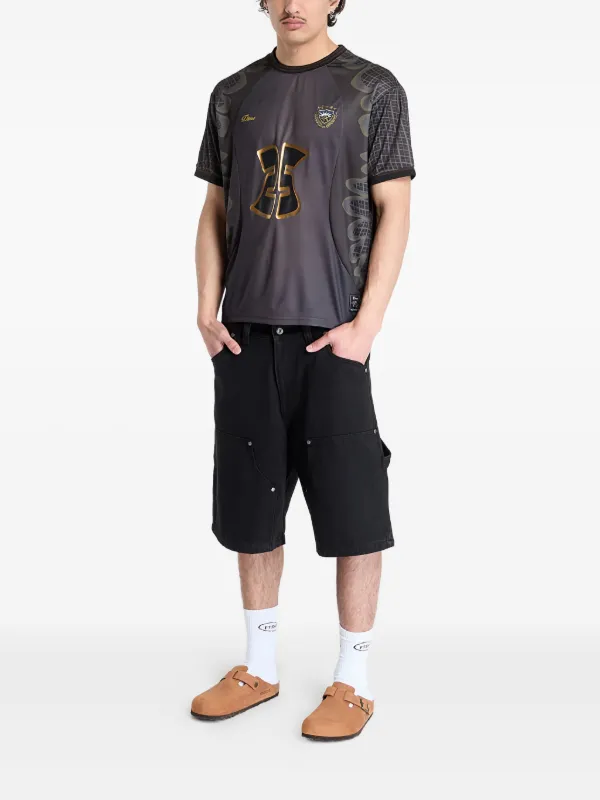 希少　Dime Holy Flame Jersey ゲームシャツ 黒金 XL Dime Holy Flame Jersey | Black | FARFETCH