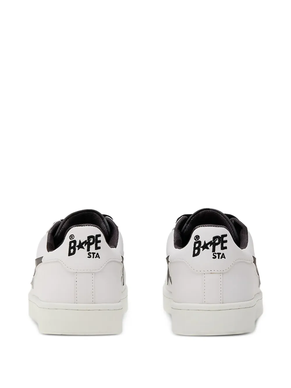 A BATHING APE star-lightning sneakers White