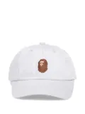 A BATHING APE® embroidered-logo baseball cap - White