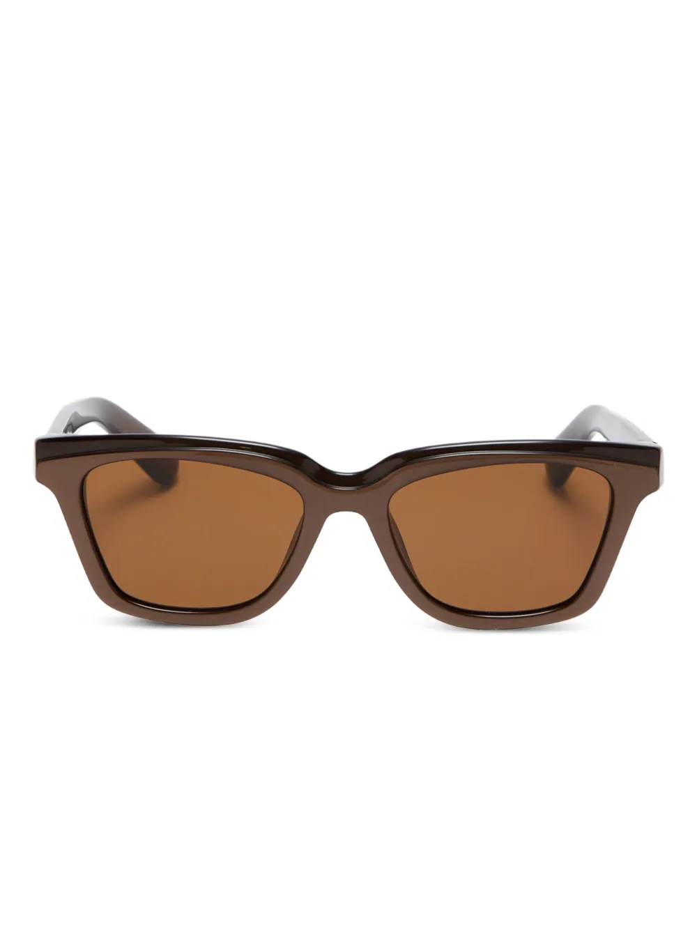 Jacquemus rectangle-frame sunglasses | Brown | Image 1