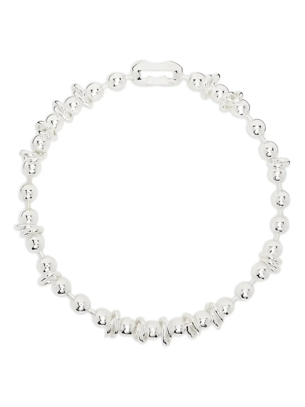 Martine Ali beads-embellishment necklace | Silver | Image 1