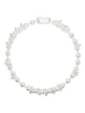 Martine Ali beads-embellishment necklace - Silver