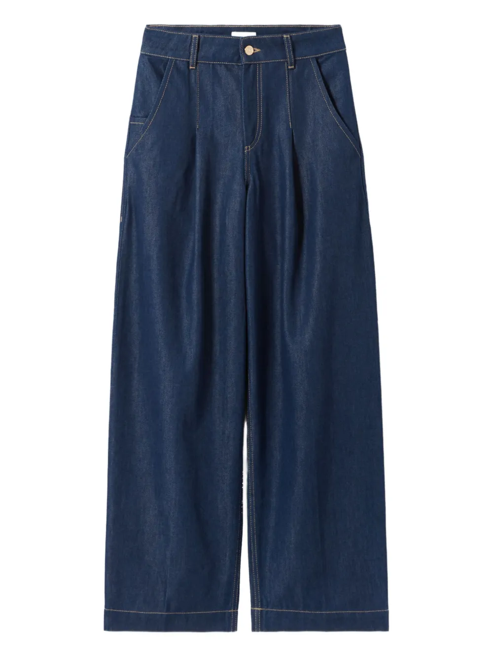 Claudie Pierlot Jeans met wijde pijpen Blauw