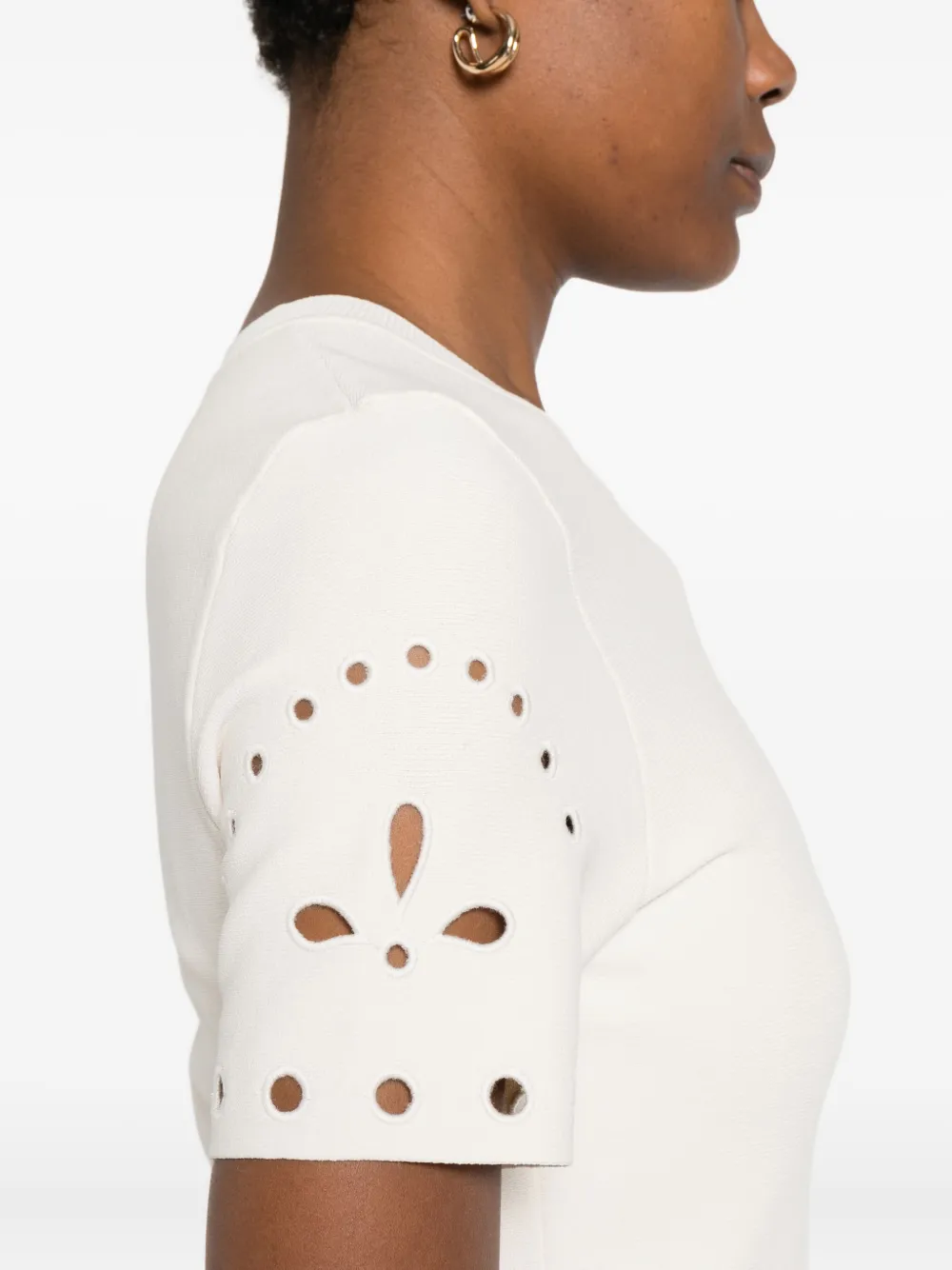 Ulla Johnson Uitgesneden midi-jurk Wit