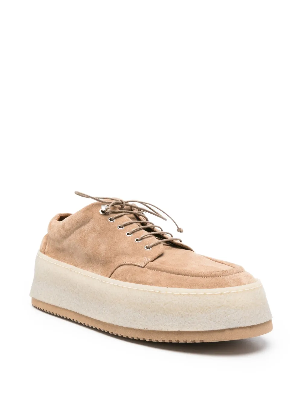 Marsèll lace-up platform derby shoes Neutrals