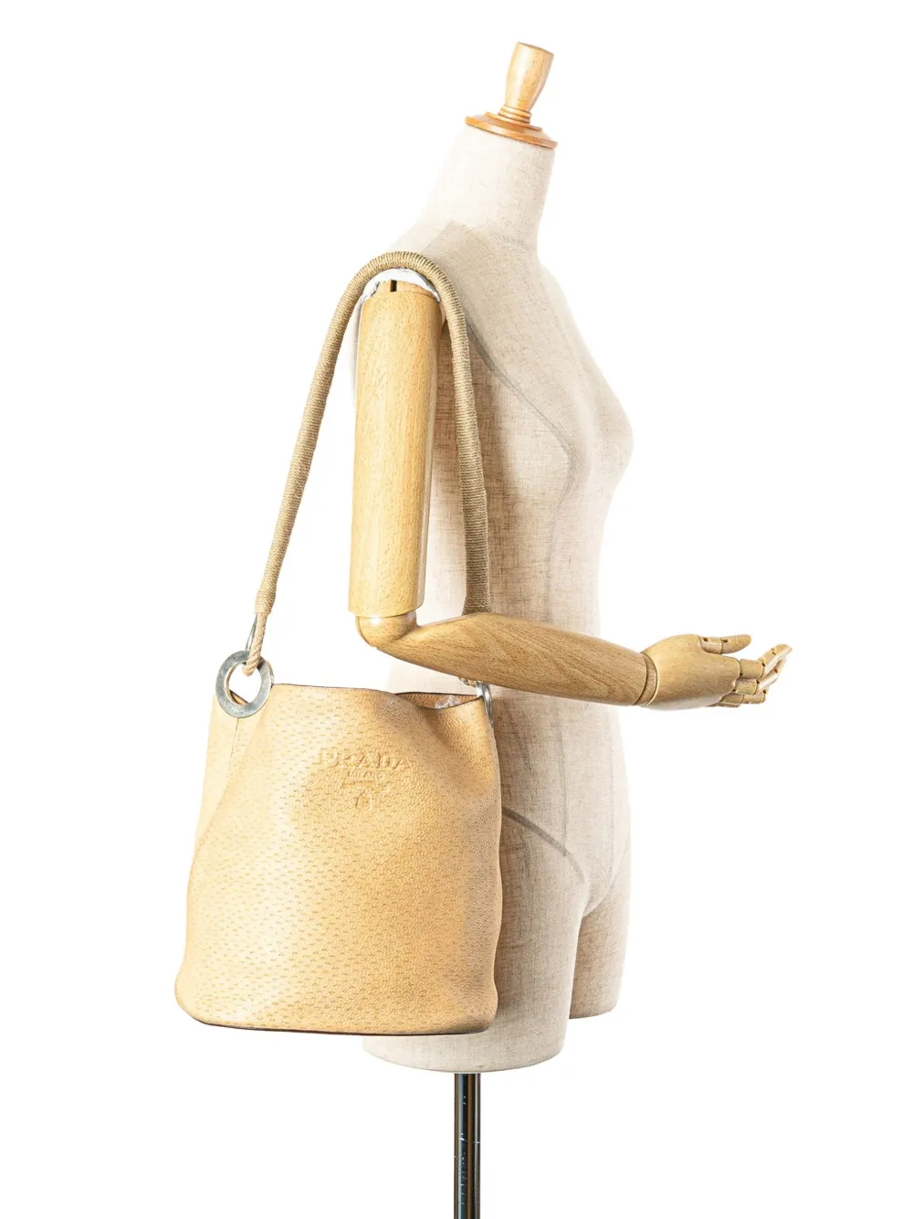 Prada Pre-Owned 2000-2024 Leather bucket bag | Pre-Owned | Image 2