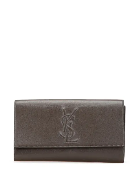 Saint Laurent Pre-Owned 20th Century Leather Belle De Jour clutch bag