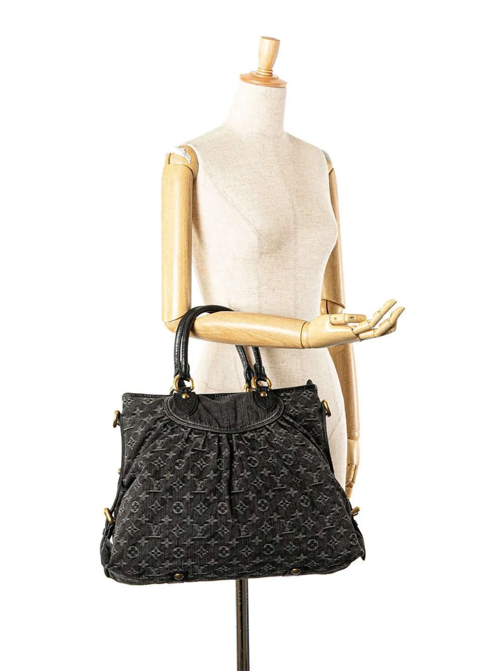 Louis Vuitton Pre-Owned 2007 Monogram Denim Neo Cabby GM satchel | Pre-Owned | Image 2