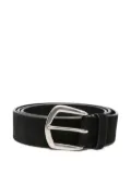Officine Creative suede buckled belt - Black