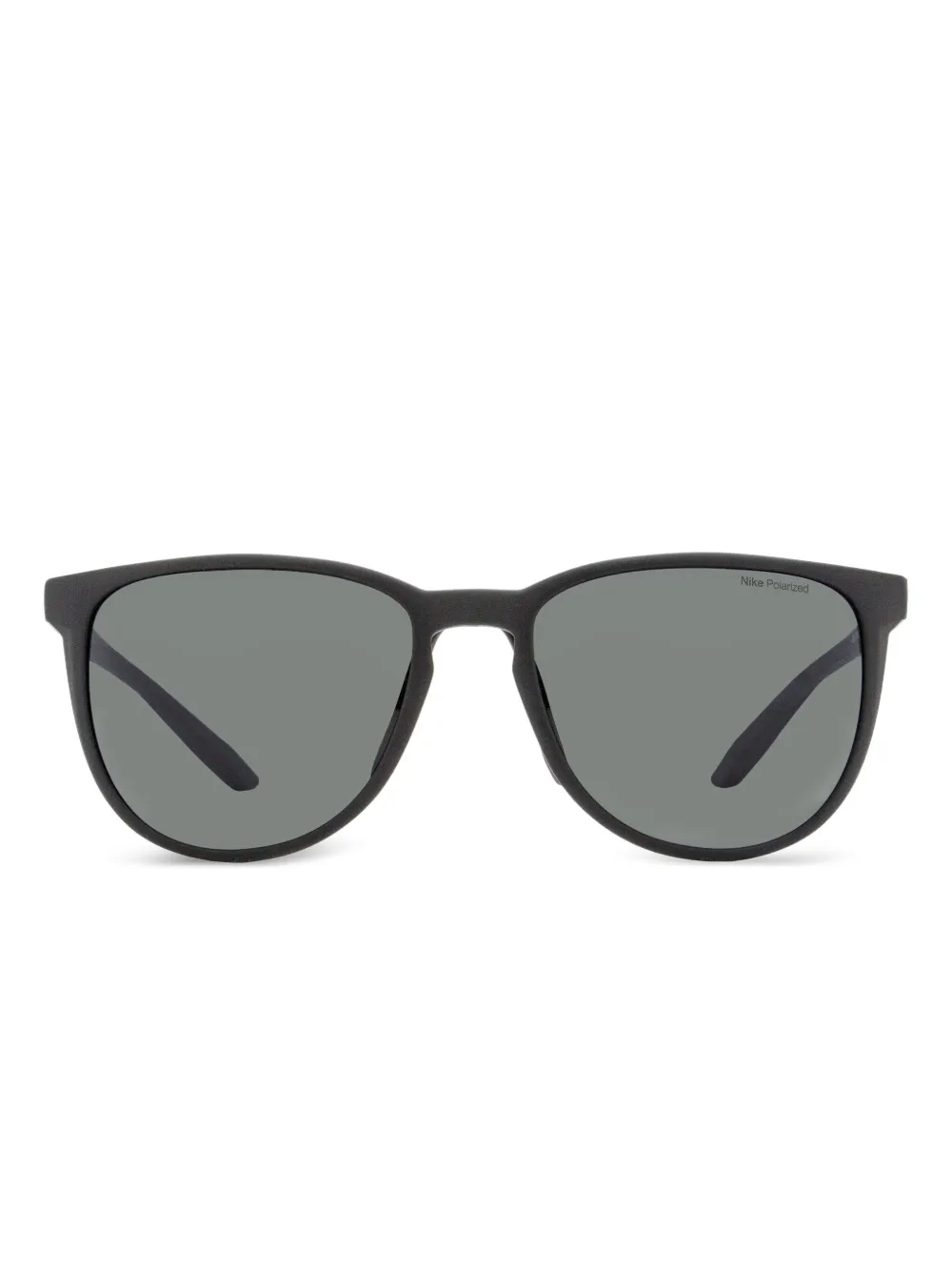 Nike oval-frame keyhole-bridge sunglasses Zwart