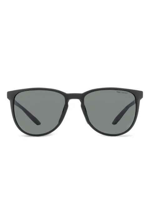 Nike oval-frame keyhole-bridge sunglasses