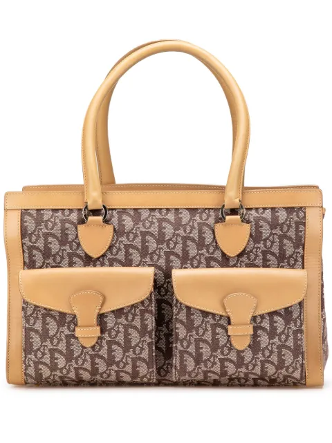 Christian Dior Pre-Owned 2002 Diorissimo Trotter Canvas Double Pocket tote bag