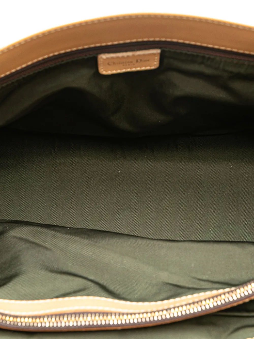 Pre-owned Dior 2002 Issimo Trotter Canvas Double Pocket Tote Bag
