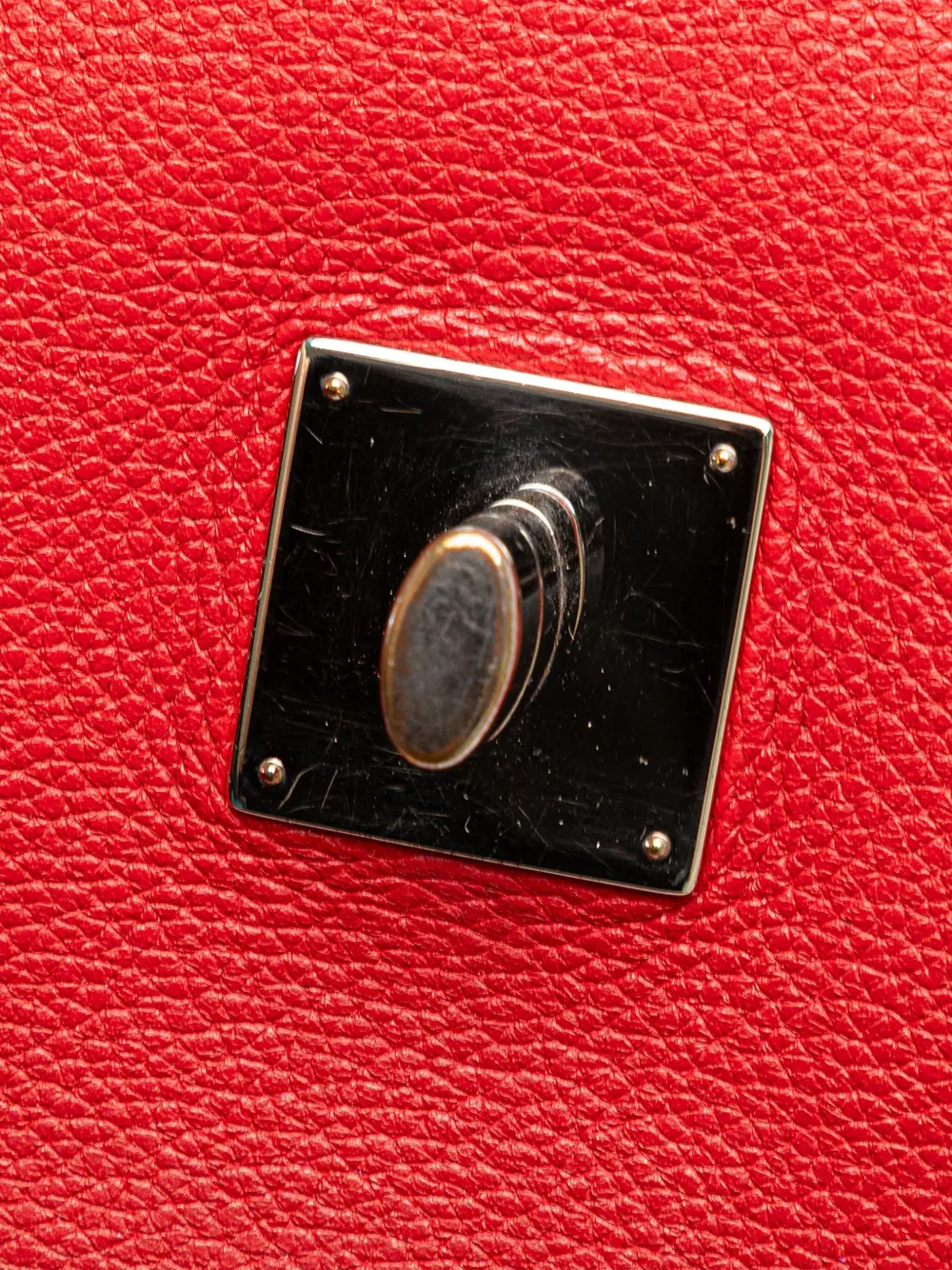 2015 Leather Lockme Ii Bb Satchel