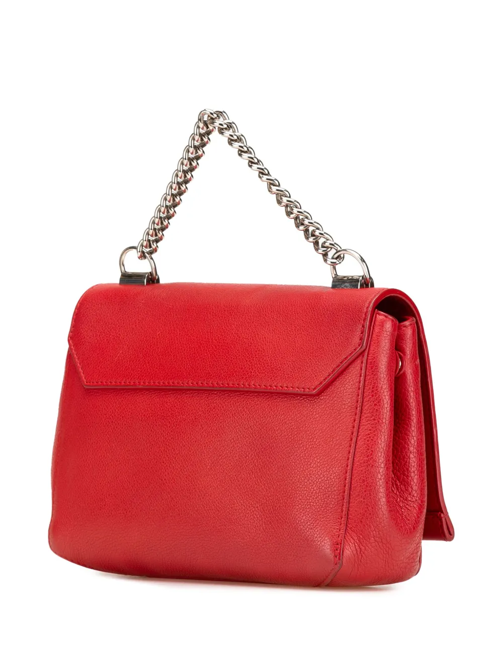 2015 Leather Lockme Ii Bb Satchel