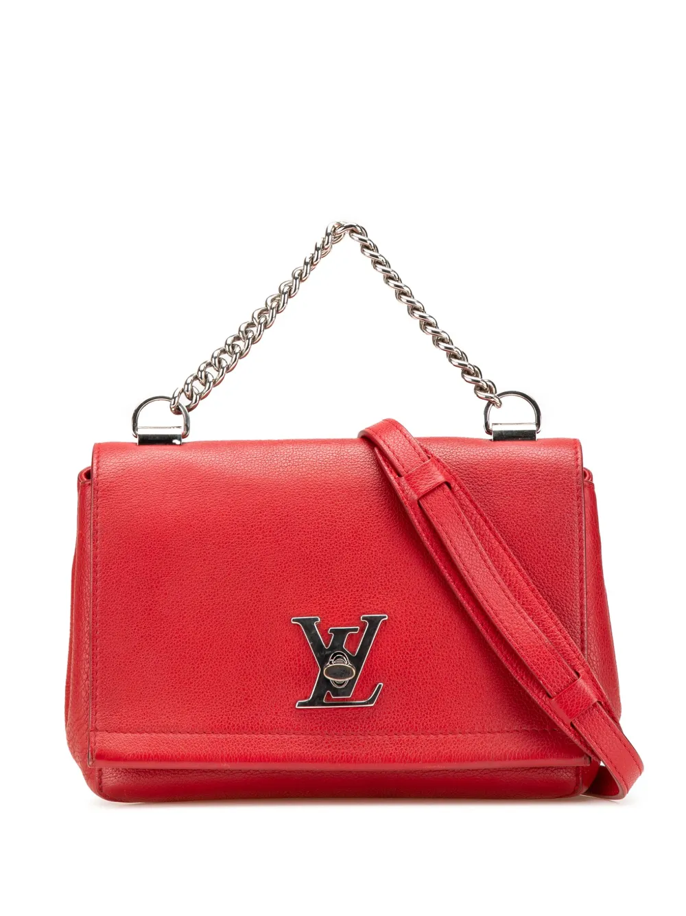 Louis Vuitton Pre-Owned 2015 Leather Lockme II BB satchel - レッド Louis Vuitton Pre-Owned 2015 Leather Lockme II BB satchel - レッド