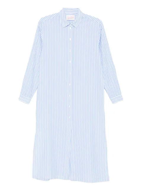 MC2 Saint Barth Adeline striped shirt midi dress