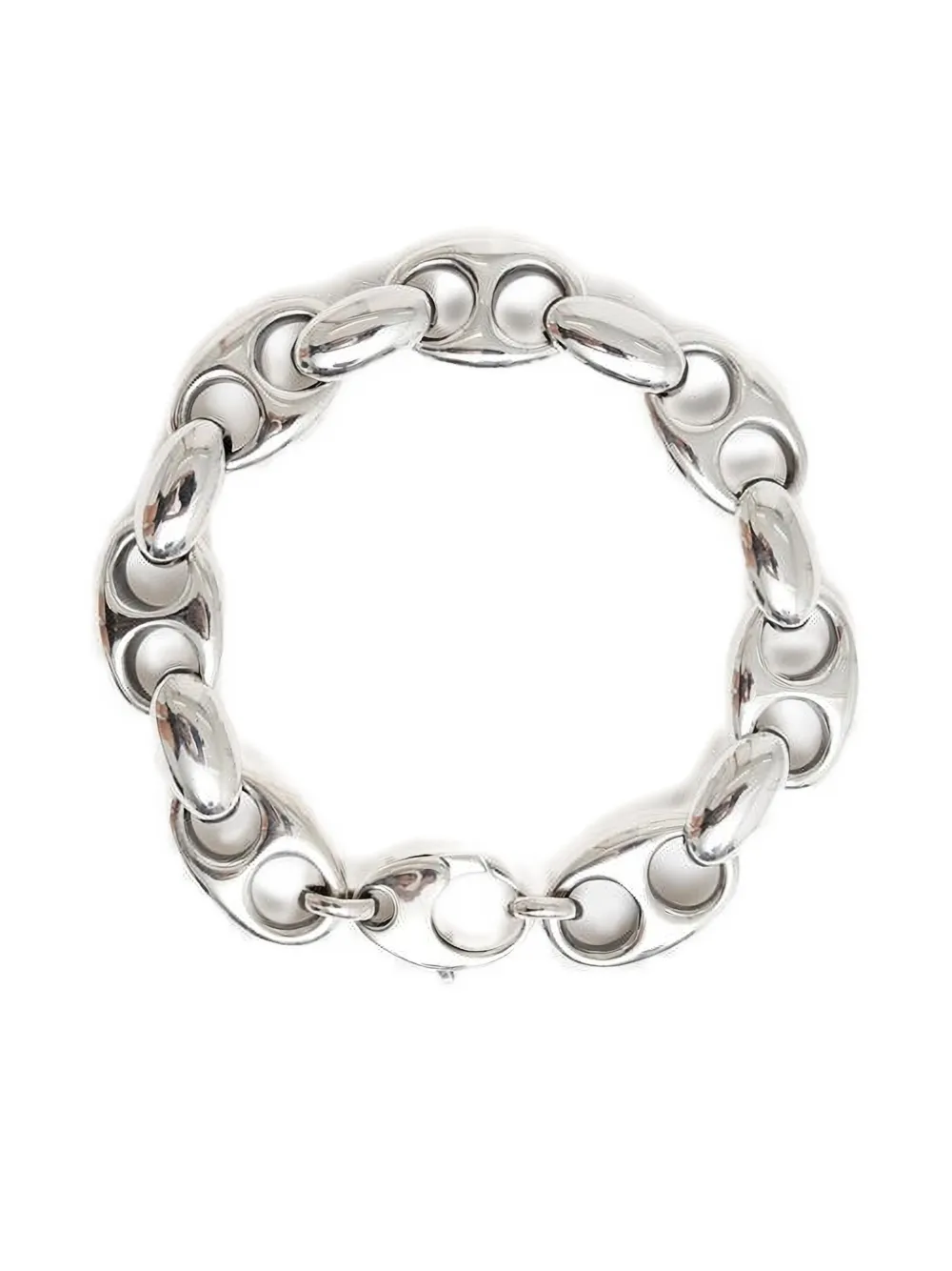 Sophie Buhai large Barbara oval-link chain bracelet - Argento