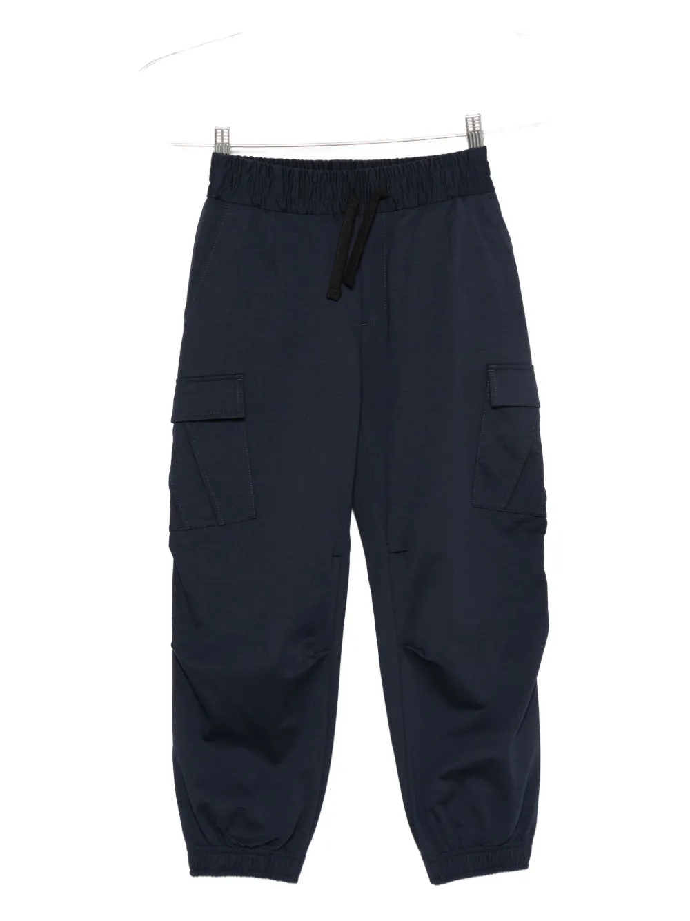 Dolce & Gabbana Pocket-cuffed Trousers In Blue