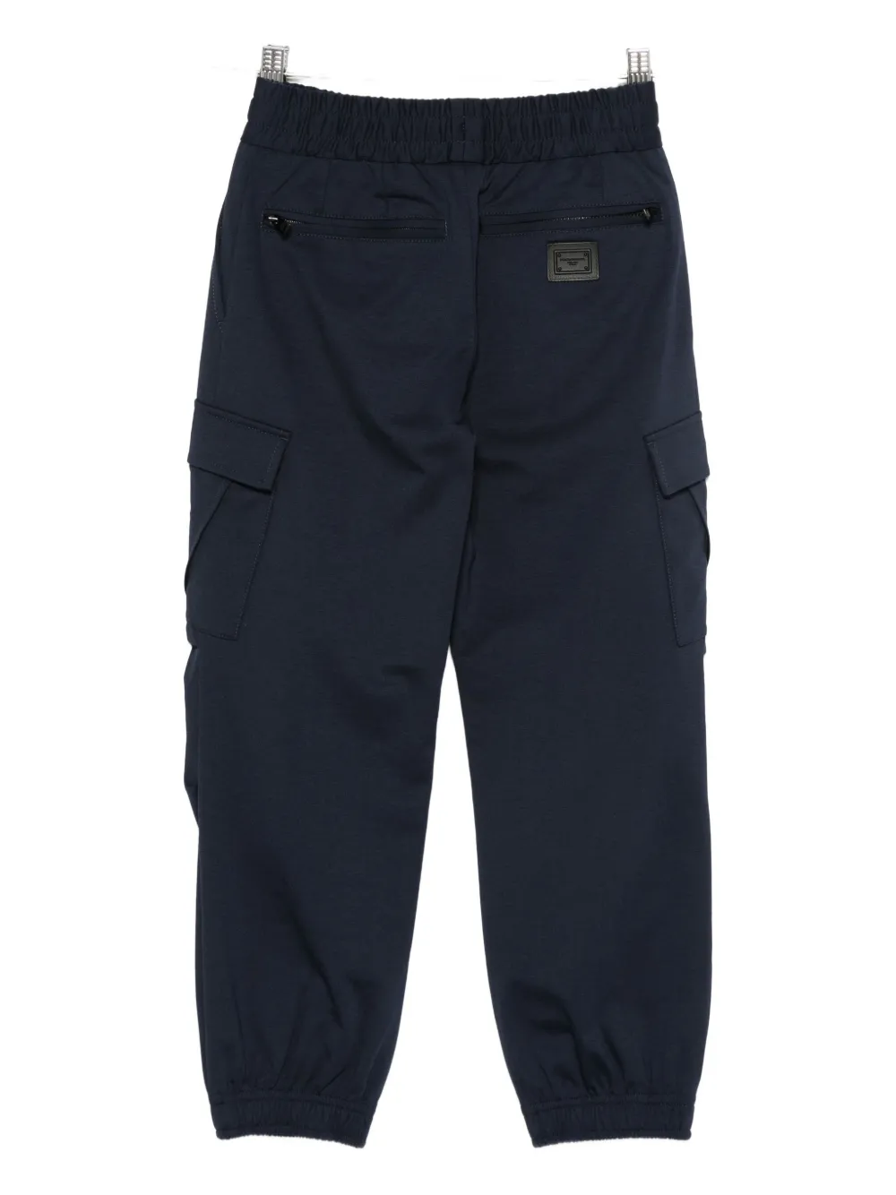 Dolce & Gabbana Kids pocket-cuffed trousers Blauw