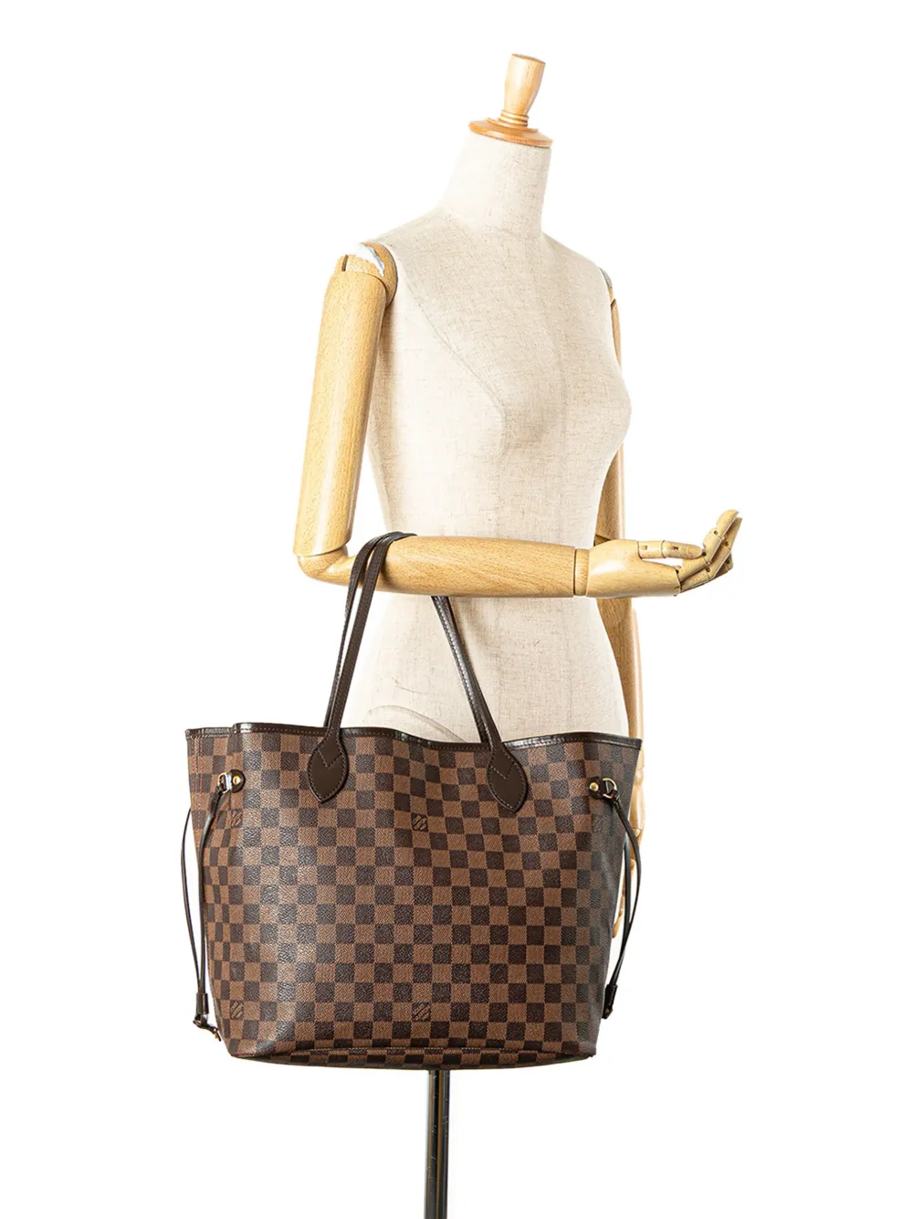 Louis Vuitton Pre-Owned 2011 Damier Ebene Neverfull MM tote bag | Pre-Owned | Image 2