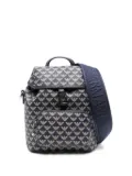 Emporio Armani Kids eagle-motif drawstring backpack - Blue