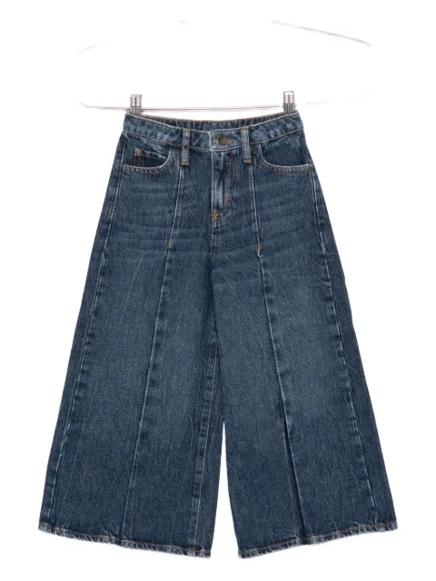 Emporio Armani Kids بنطال بقصة واسعة وأجزاء مخيوطة