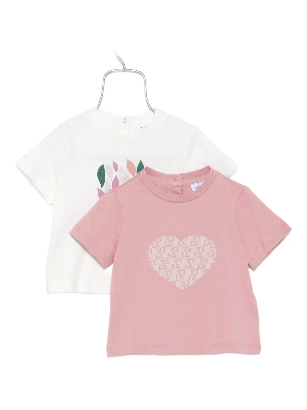 Emporio Ar i Kids graphic-print T-shirts (pack of two) Wit