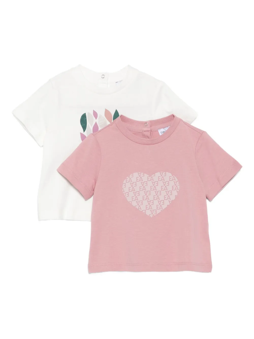 Emporio Ar i Kids graphic-print T-shirts (pack of two) Wit