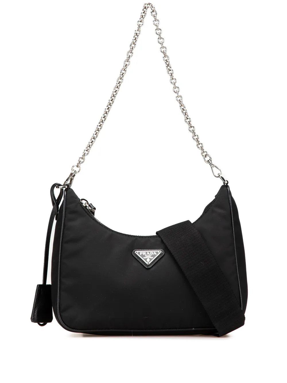 Prada Pre-Owned 2019-2025 Tessuto Re-Edition 2005 satchel | noir | Image 1