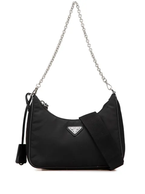 Prada Pre-Owned 2019-2025 Tessuto Re-Edition 2005 satchel