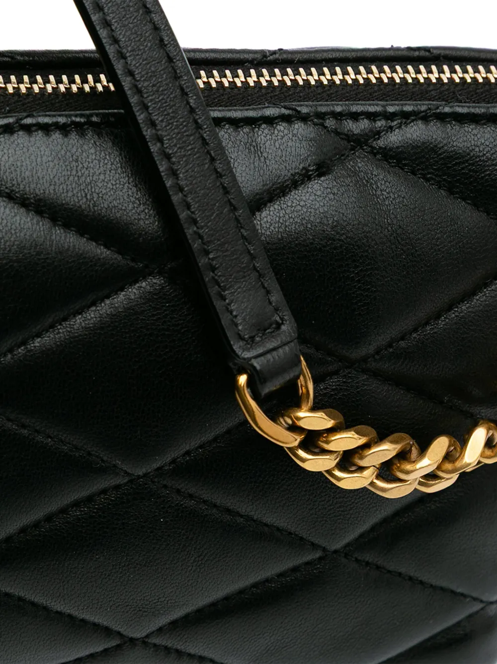 Pre-owned Saint Laurent 2023 Mini Quilted Lambskin Sade Shoulder Bag