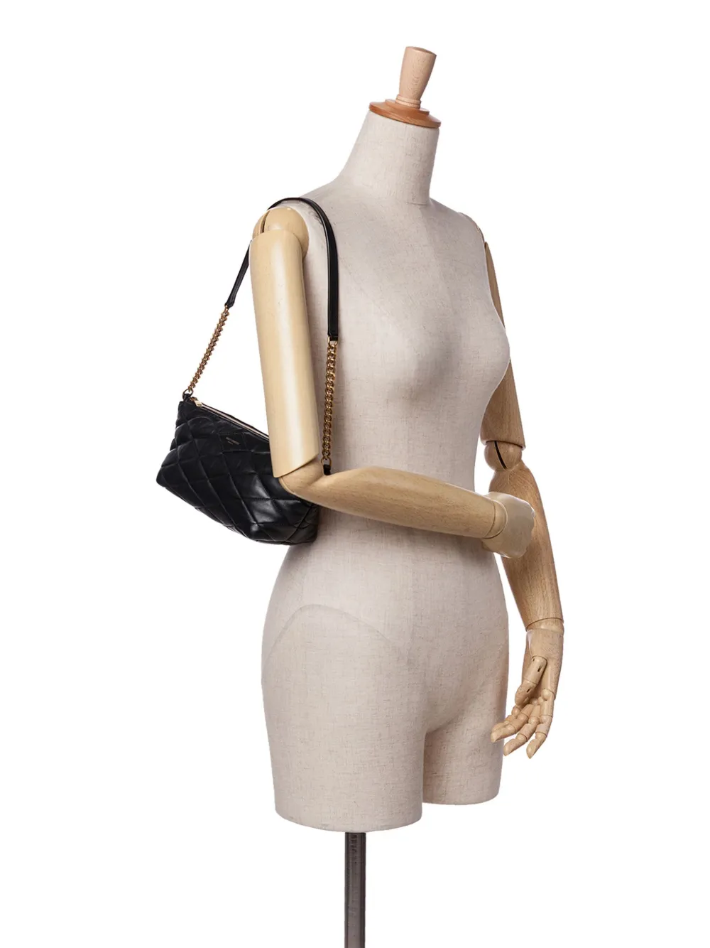 Saint Laurent Pre-Owned bolso de hombro Sade mini de piel de borrego acolchada 2023 | Estilos de archivo | Image 2