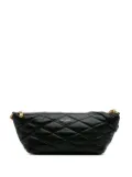 Saint Laurent Pre-Owned 2023 Mini Quilted Lambskin Sade shoulder bag - Black