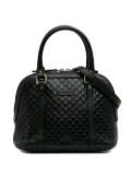 Gucci Pre-Owned 2016-2024 Mini Microguccissima Dome satchel - Black