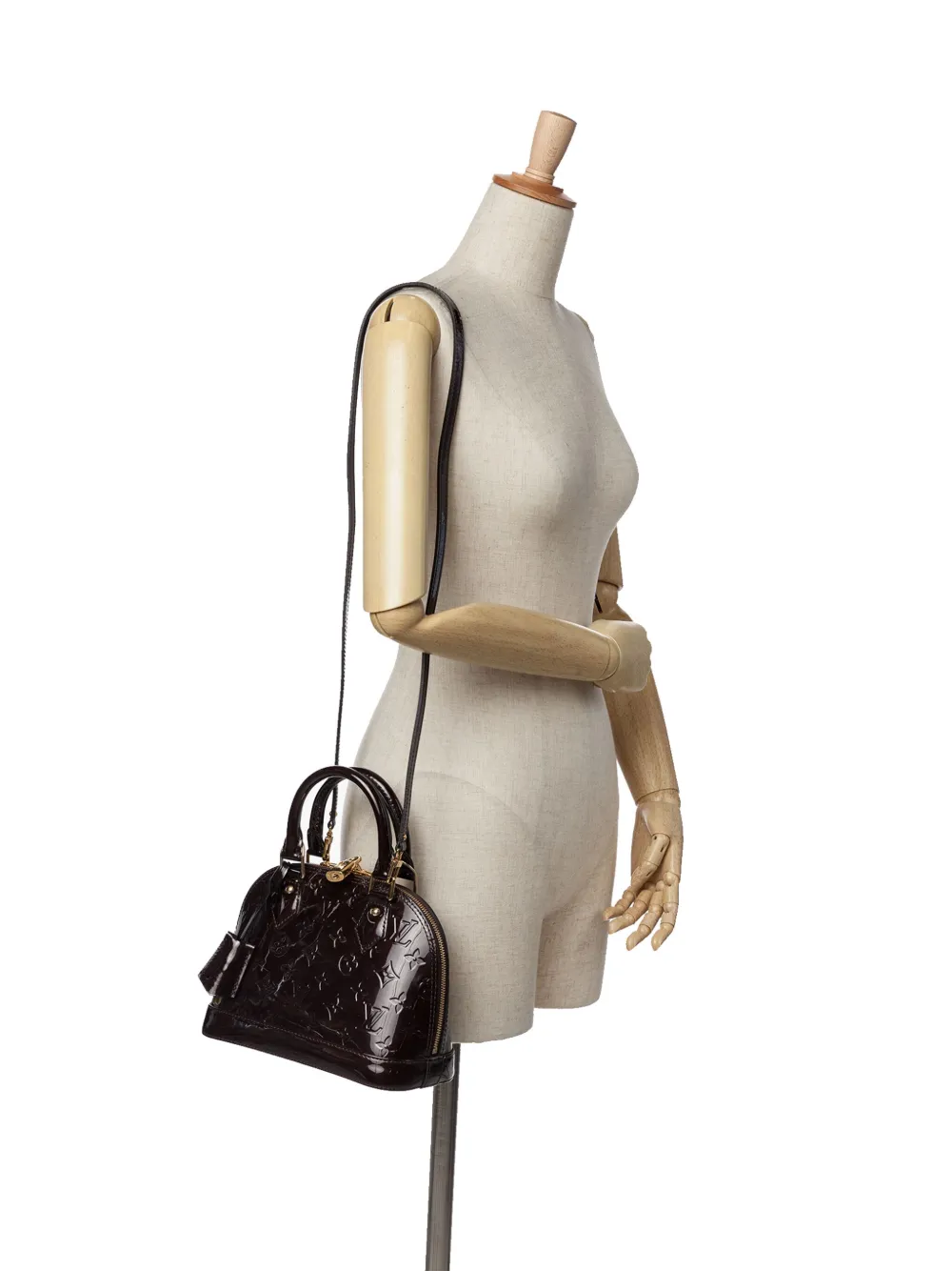 Louis Vuitton Pre-Owned 2018 Monogram Vernis Alma BB satchel | Pre-Owned | Image 2