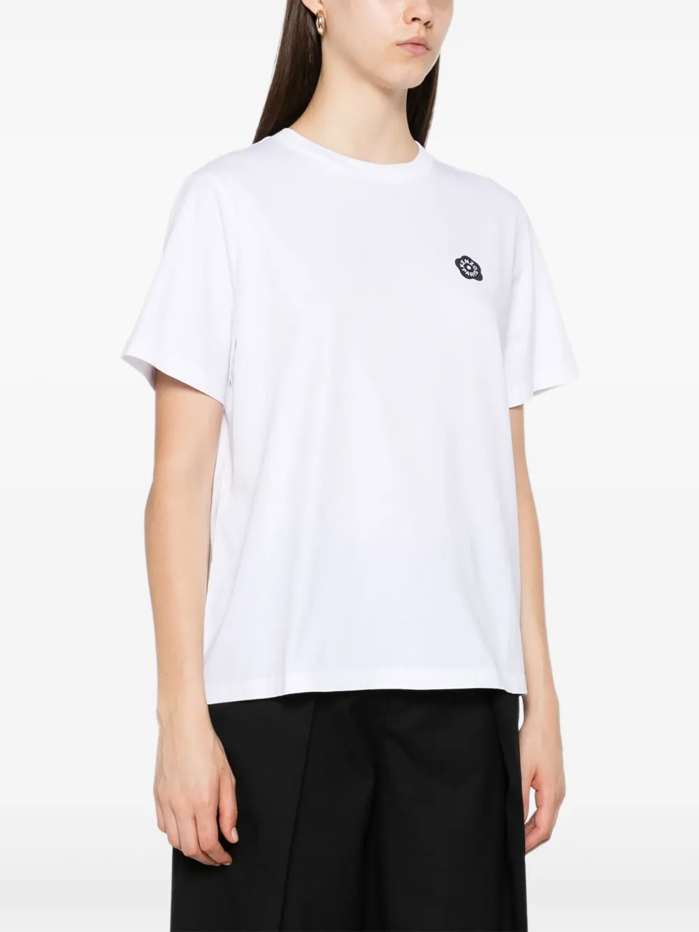 Kenzo Boke Flower 2.0. T-shirt met borduurwerk Wit