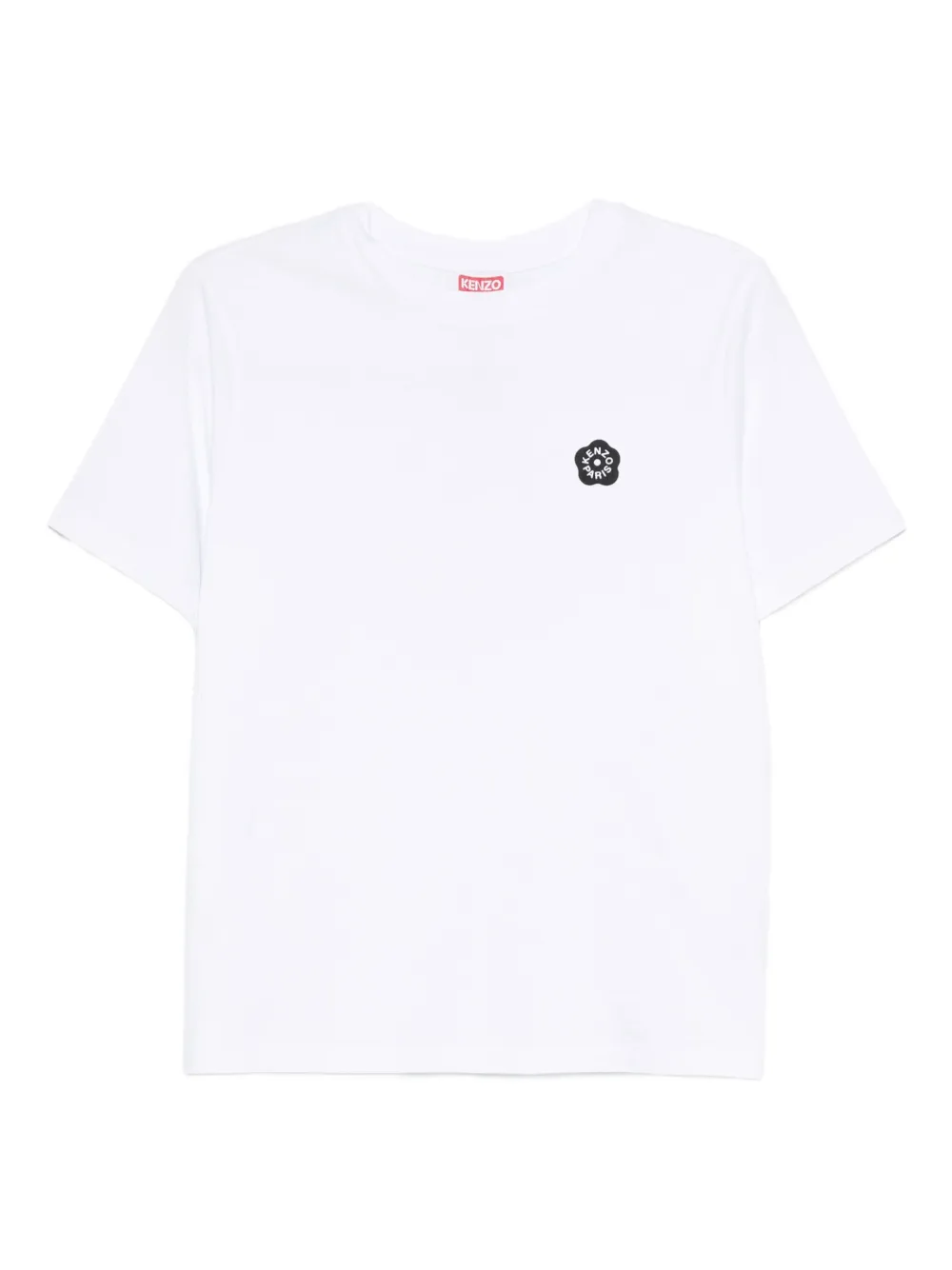 Kenzo Boke Flower 2.0. T-shirt met borduurwerk Wit